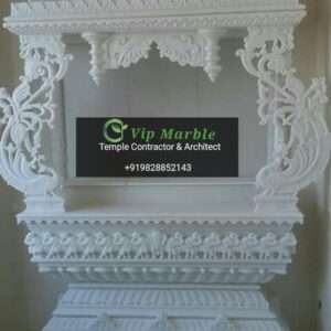 Carved White Marble Temple