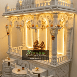 Handmade Makrana Marble Temple