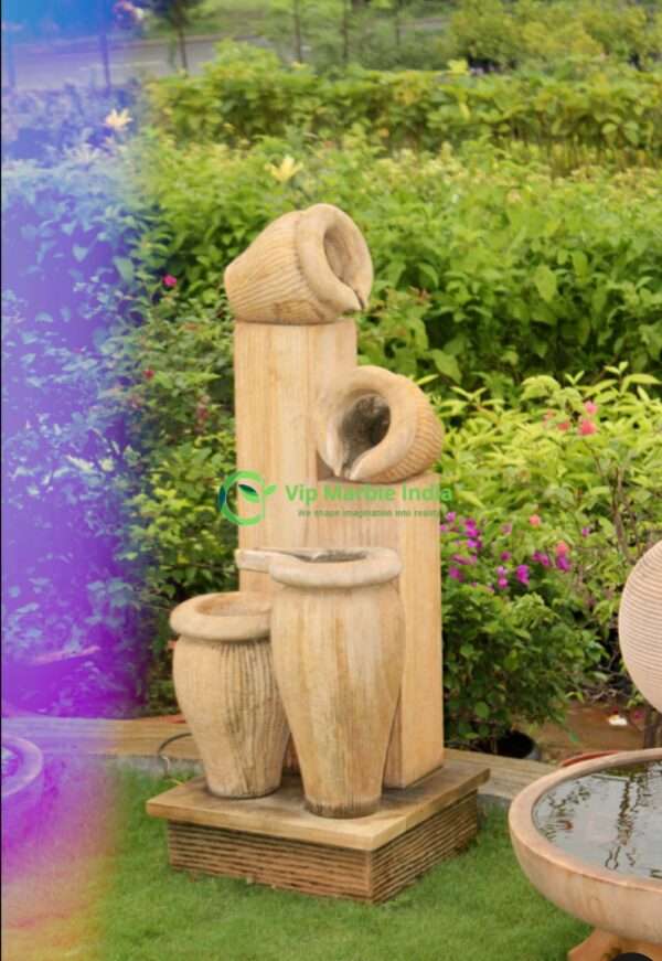 Sandstone fountain