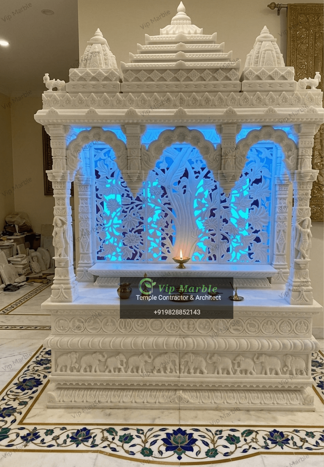 marble mandir design for home