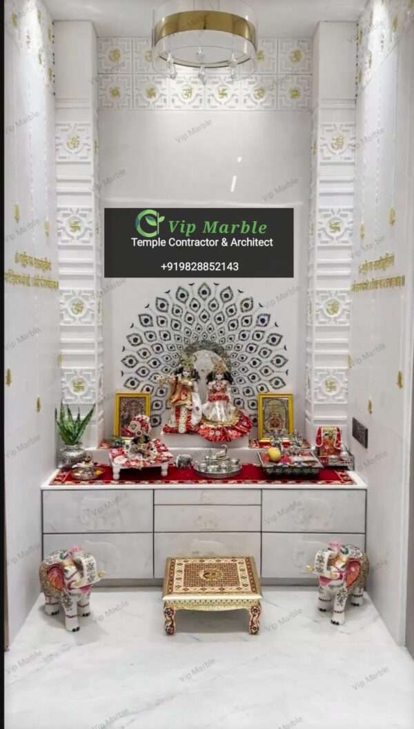 marble temple design for office