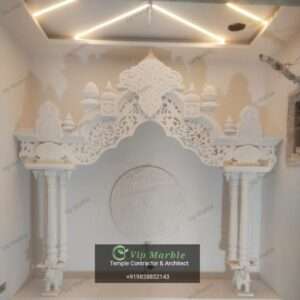 white marble temple for home